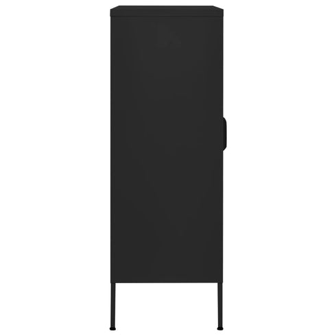 Lady Jillian -  Storage Cabinet Black 80x35x101,5 cm Steel - Model 4